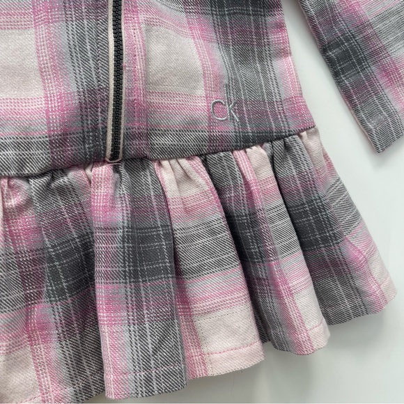 6pc Bundle Girls 4T Pink Tops Denim Leggings Dress Sandals Levi’s Calvin Klein - Picture 11 of 14